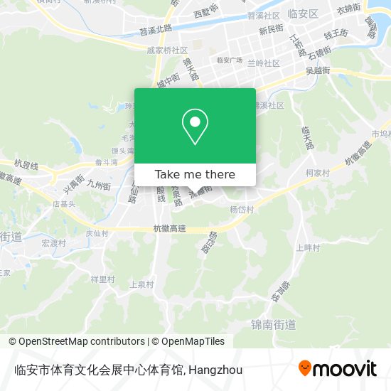 临安市体育文化会展中心体育馆 map