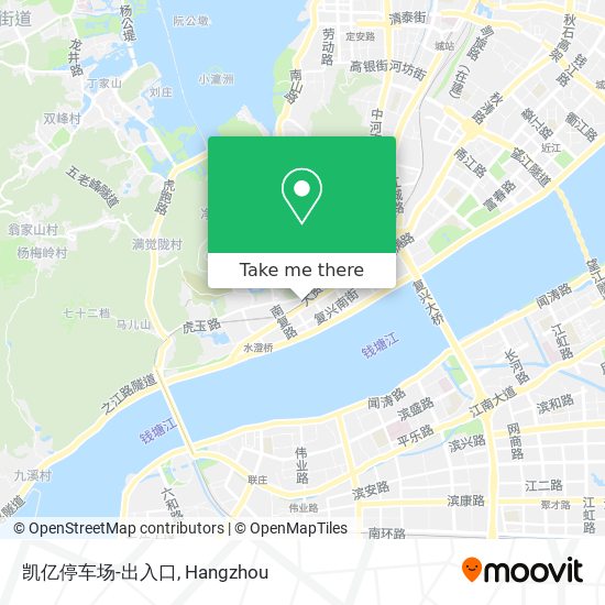 凯亿停车场-出入口 map
