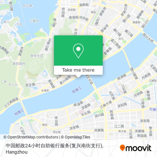 中国邮政24小时自助银行服务(复兴南街支行) map