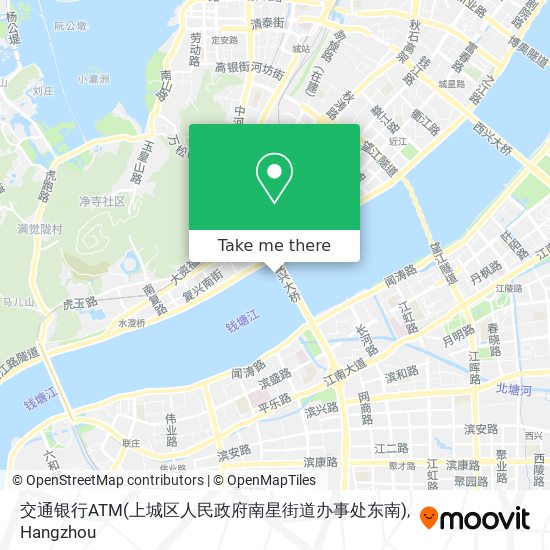 交通银行ATM(上城区人民政府南星街道办事处东南) map