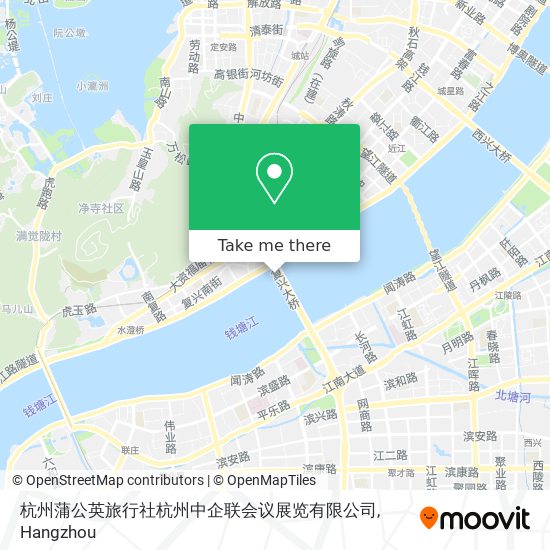 杭州蒲公英旅行社杭州中企联会议展览有限公司 map