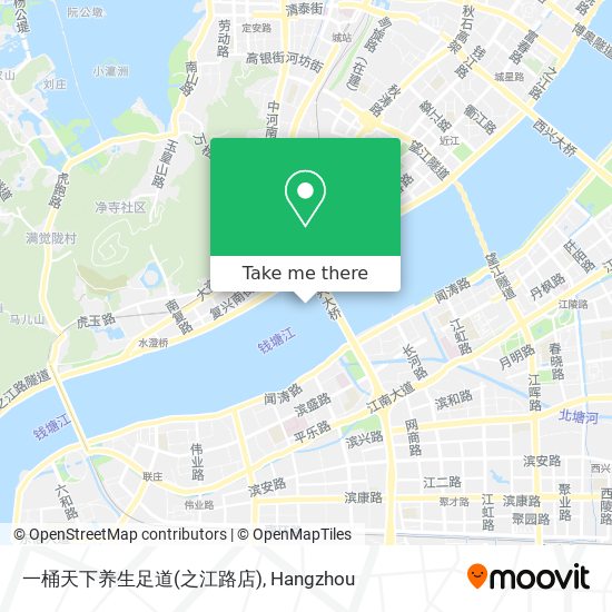 一桶天下养生足道(之江路店) map