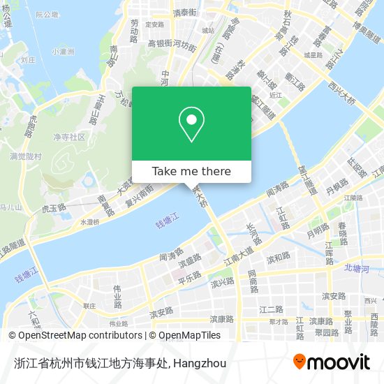 浙江省杭州市钱江地方海事处 map