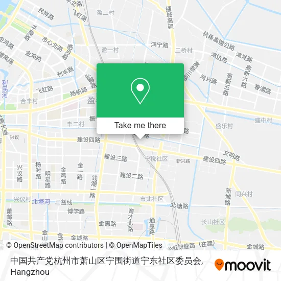 中国共产党杭州市萧山区宁围街道宁东社区委员会 map
