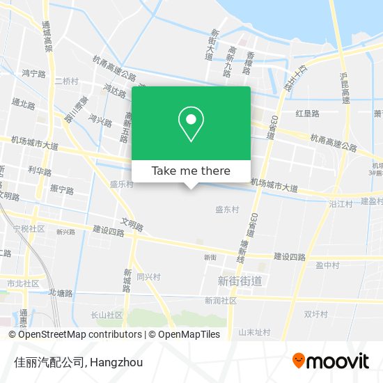 佳丽汽配公司 map