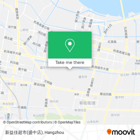 新益佳超市(盛中店) map