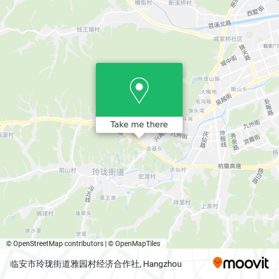 临安市玲珑街道雅园村经济合作社 map