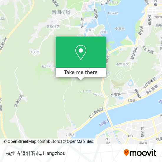杭州古道轩客栈 map
