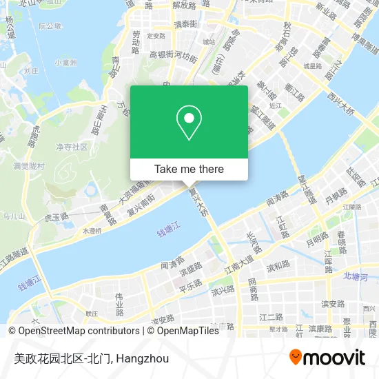 美政花园北区-北门 map