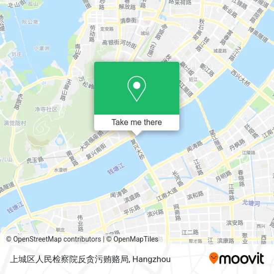 上城区人民检察院反贪污贿赂局 map