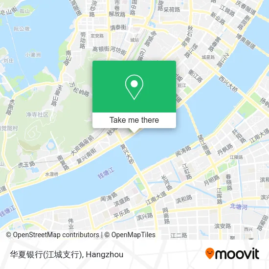 华夏银行(江城支行) map