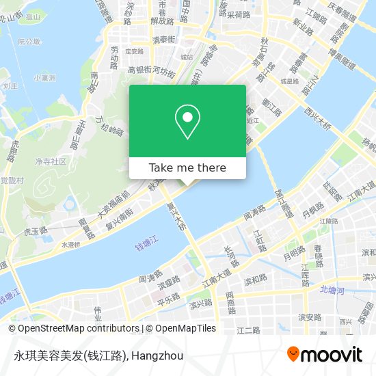 永琪美容美发(钱江路) map