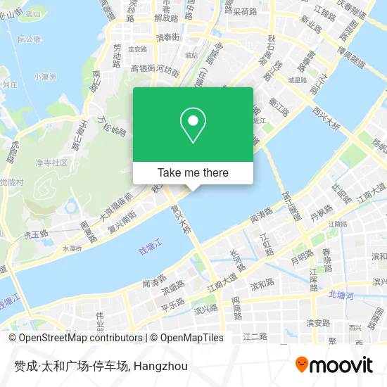 赞成·太和广场-停车场 map