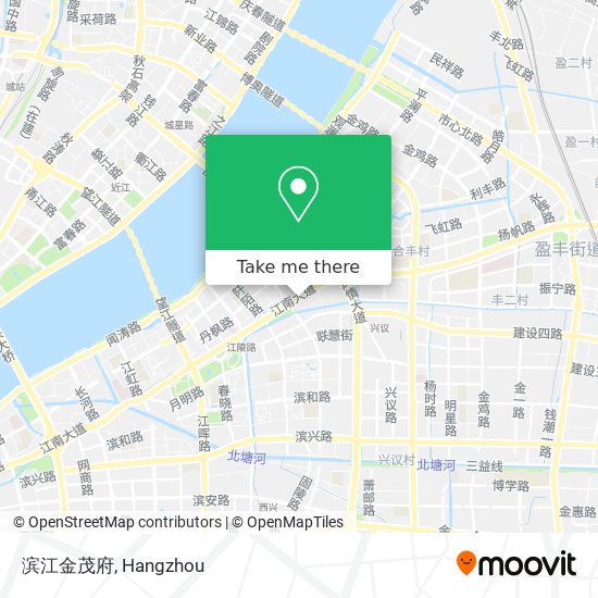 滨江金茂府 map