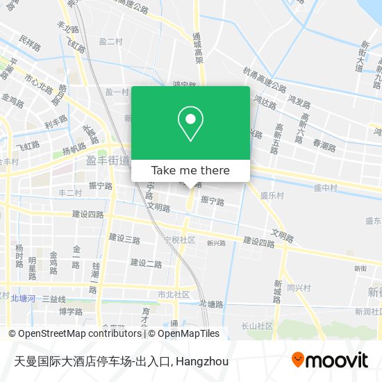 天曼国际大酒店停车场-出入口 map