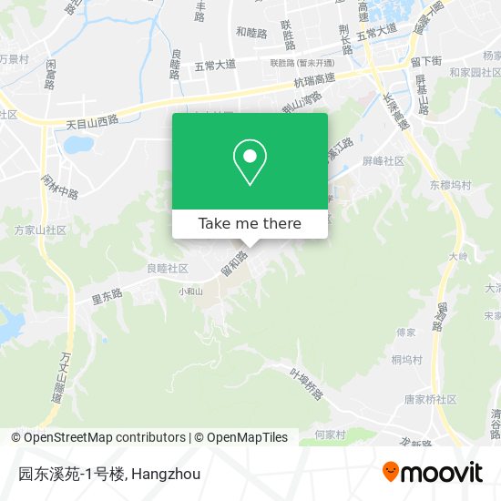 园东溪苑-1号楼 map