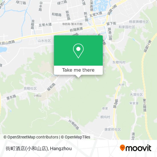 街町酒店(小和山店) map