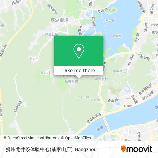 狮峰龙井茶体验中心(翁家山店) map