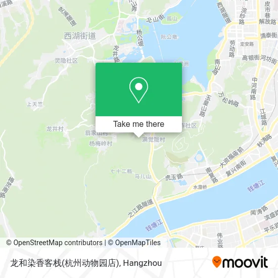 龙和染香客栈(杭州动物园店) map