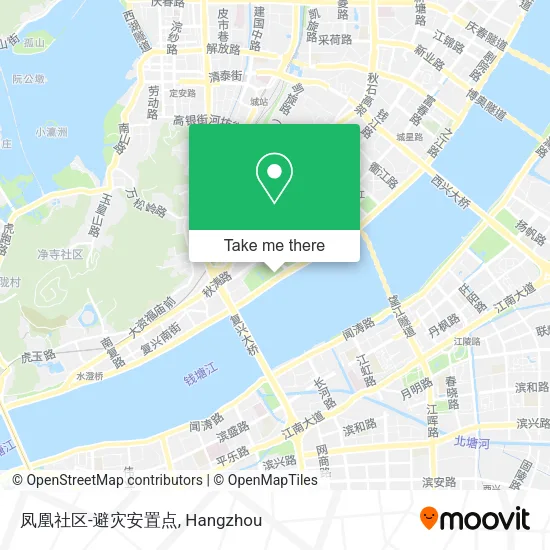 凤凰社区-避灾安置点 map