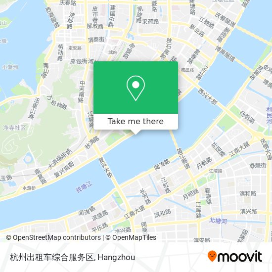 杭州出租车综合服务区 map
