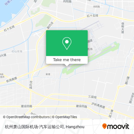 杭州萧山国际机场-汽车运输公司 map