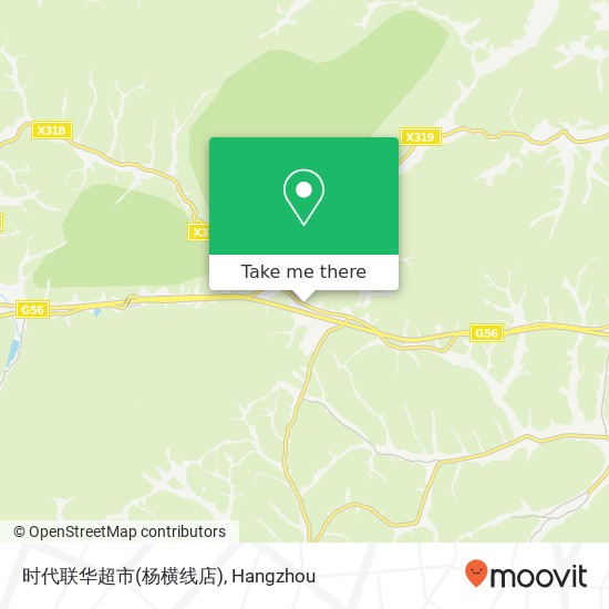 时代联华超市(杨横线店) map