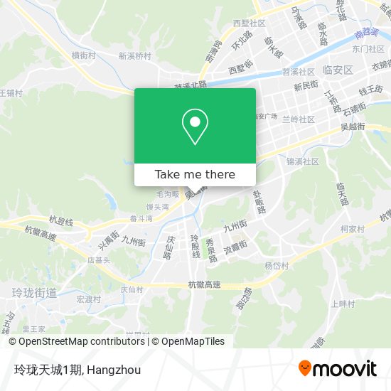 玲珑天城1期 map