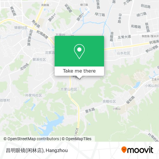 昌明眼镜(闲林店) map