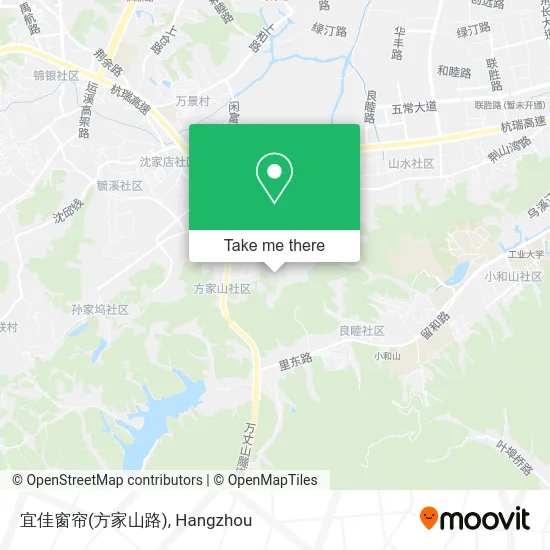 宜佳窗帘(方家山路) map