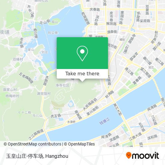 玉皇山庄-停车场 map