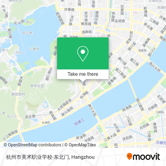 杭州市美术职业学校-东北门 map