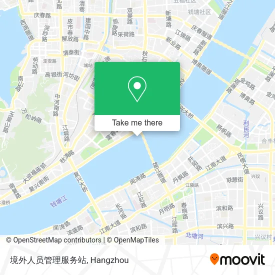 境外人员管理服务站 map