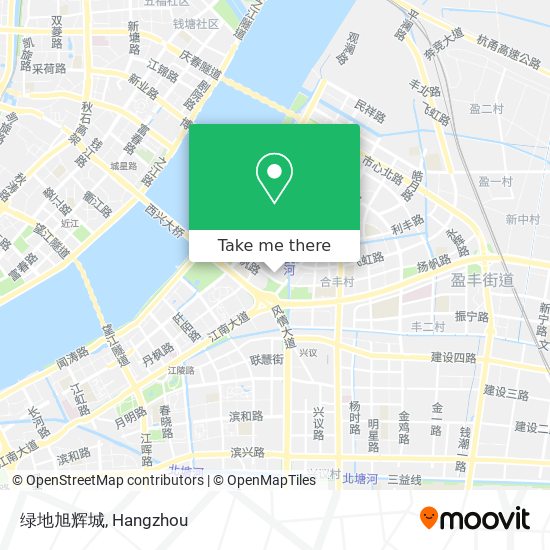 绿地旭辉城 map