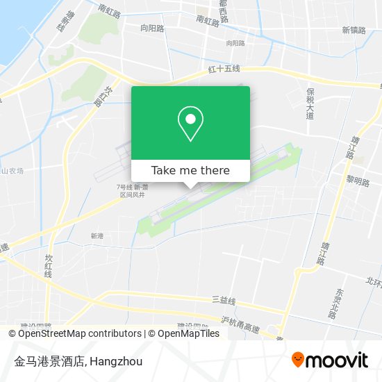 金马港景酒店 map