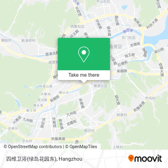 四维卫浴(绿岛花园东) map