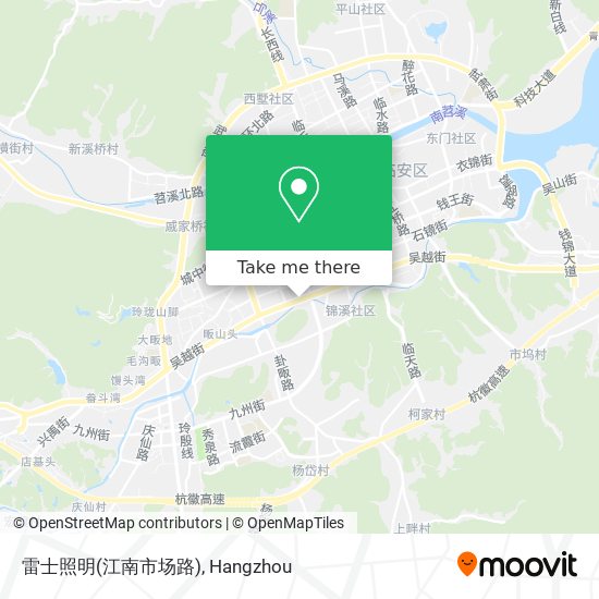 雷士照明(江南市场路) map