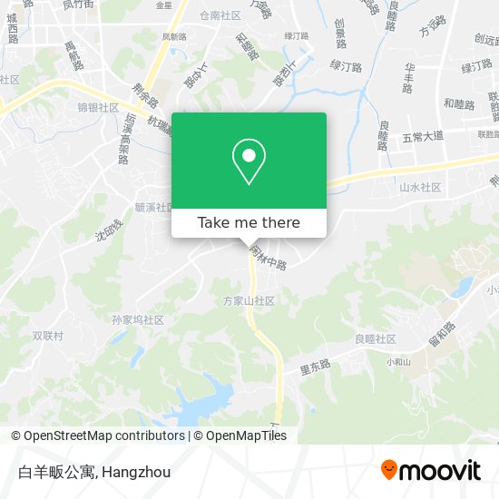 白羊畈公寓 map