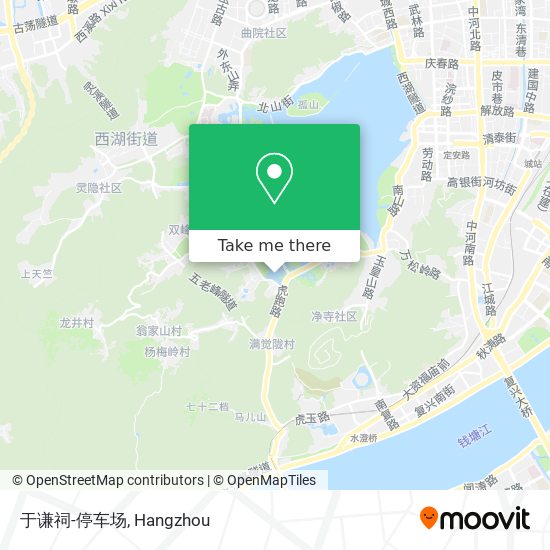 于谦祠-停车场 map