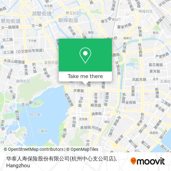 华泰人寿保险股份有限公司(杭州中心支公司店) map