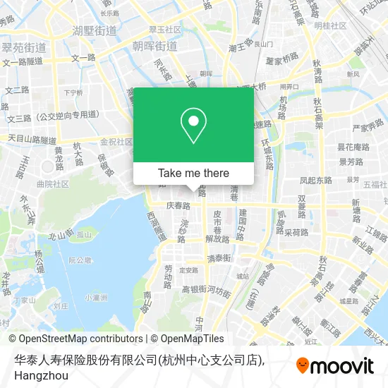 华泰人寿保险股份有限公司(杭州中心支公司店) map