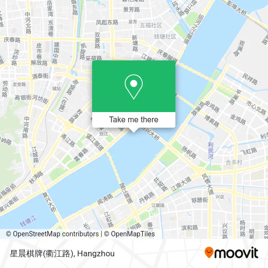 星晨棋牌(衢江路) map