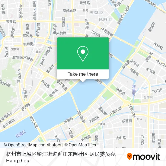 杭州市上城区望江街道近江东园社区-居民委员会 map