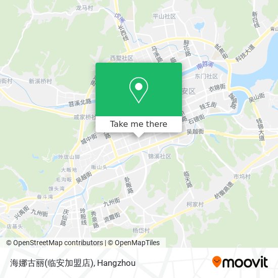 海娜古丽(临安加盟店) map