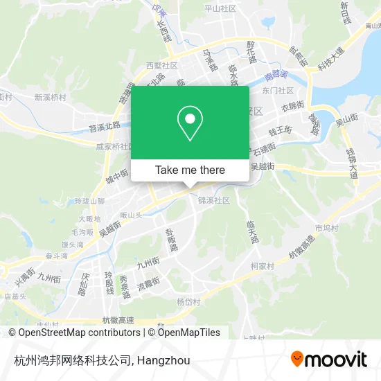 杭州鸿邦网络科技公司 map