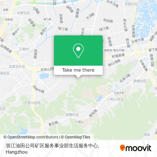 浙江油田公司矿区服务事业部生活服务中心 map
