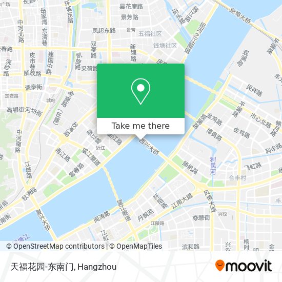 天福花园-东南门 map