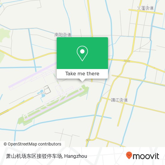 萧山机场东区接驳停车场 map