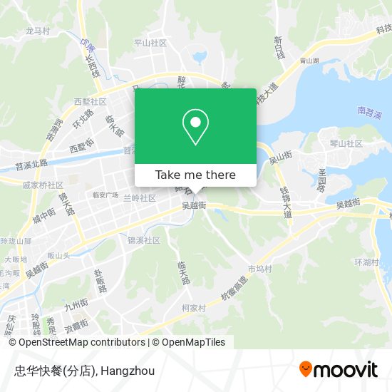 忠华快餐(分店) map