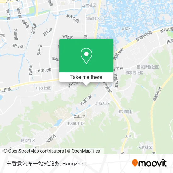 车香意汽车一站式服务 map